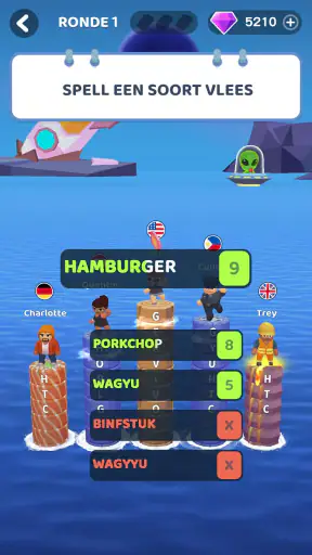 Typen of Dood: Woordspellen screenshot