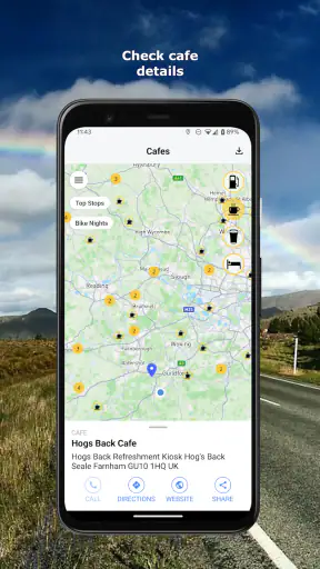 U.K. Biker Cafes screenshot
