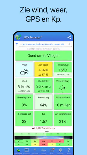 UAV Forecast voor dronepiloten screenshot