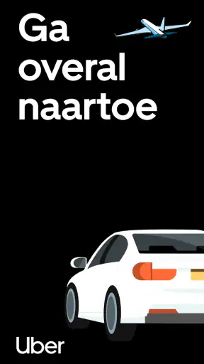 Uber - Vraag een rit aan screenshot
