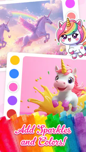 Unicorn Coloring Wonderland screenshot