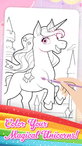 Unicorn Coloring Wonderland screenshot