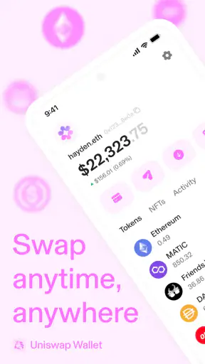 Uniswap: Crypto & NFT Wallet screenshot