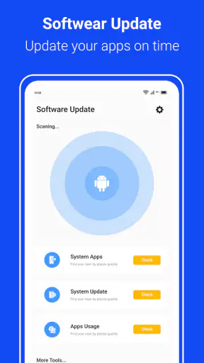 Update software nieuwste screenshot