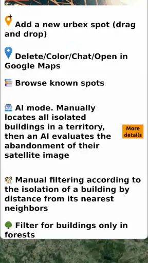 Urbexology.com - Urbex map screenshot