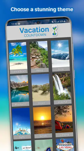 Vakantie Countdown App screenshot
