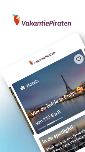 VakantiePiraten: Budget Reizen screenshot