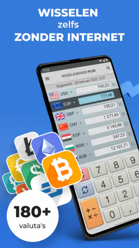 Valuta omrekenen - wisselkoers screenshot