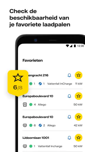 Vattenfall InCharge screenshot