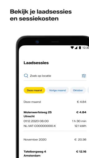 Vattenfall InCharge screenshot