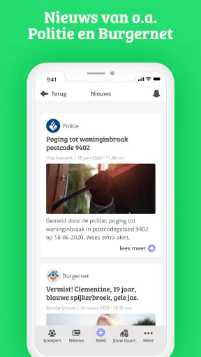 Veiligebuurt, nieuws&preventie screenshot
