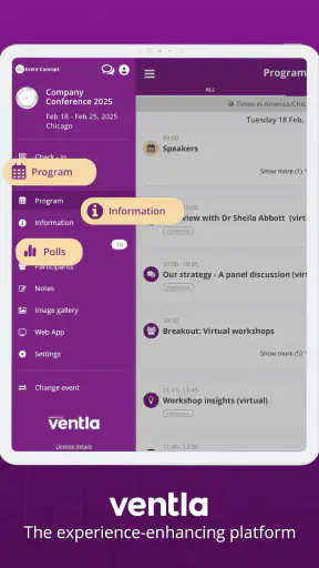 Ventla screenshot