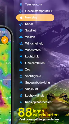 Ventusky: Weer & Buienradar screenshot