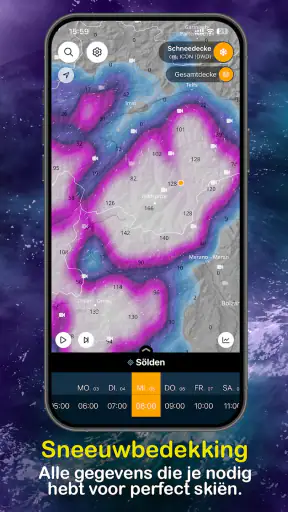 Ventusky: Weer & Buienradar screenshot