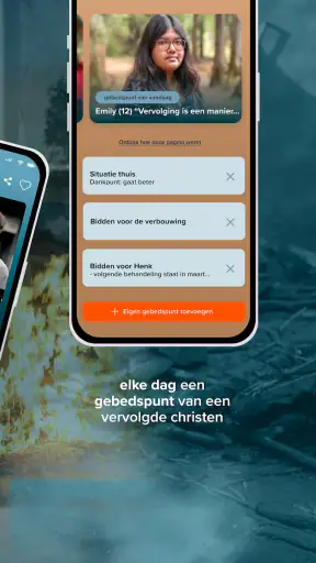 Verbonden in vervolging screenshot