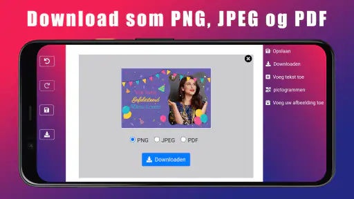 Verjaardag Uitnodigingskaart screenshot