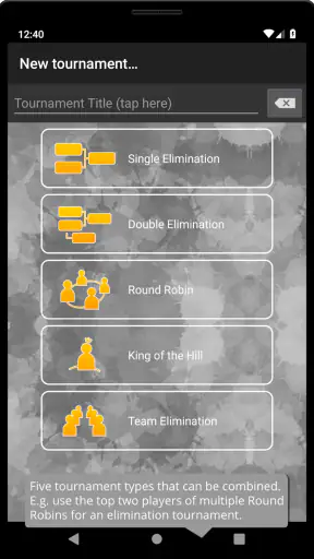 versus tournament screenshot