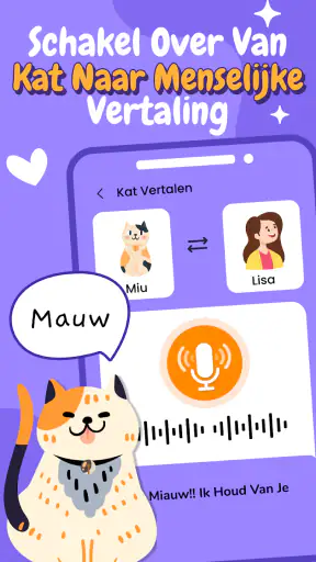 Vertaler van mens naar kat screenshot