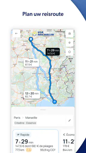 ViaMichelin GPS, Kaarten screenshot