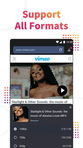 Video downloader, save video screenshot