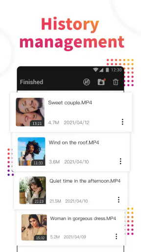 Video downloader, save video screenshot