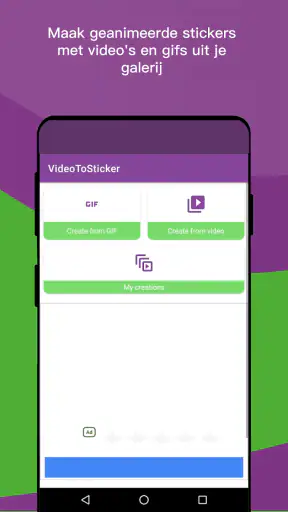 Video naar sticker screenshot