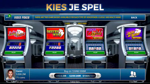 Video Poker van Pokerist screenshot