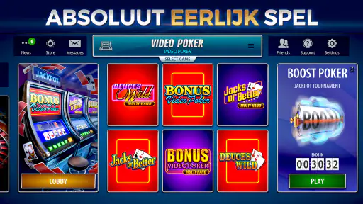 Video Poker van Pokerist screenshot