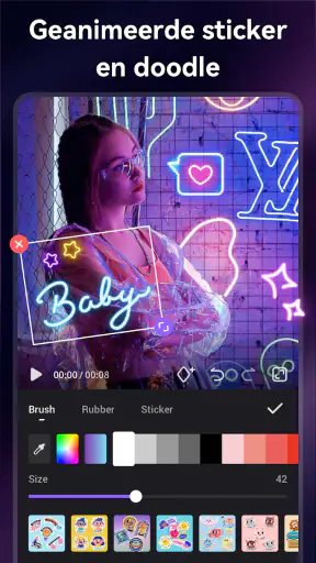 Videomaker met muziek, Foto screenshot