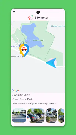 Vind de geparkeerde auto screenshot