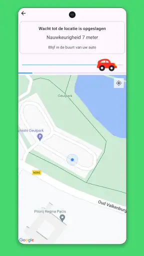 Vind de geparkeerde auto screenshot