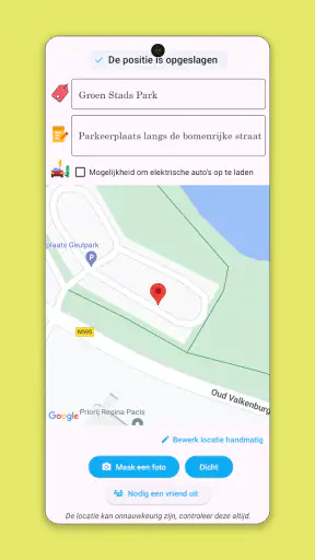 Vind de geparkeerde auto screenshot