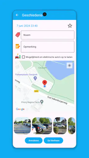 Vind de geparkeerde auto screenshot