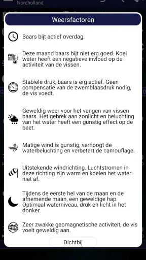 Visserij Voorspelling screenshot