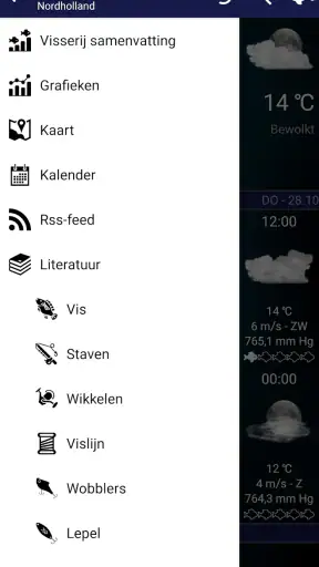 Visserij Voorspelling screenshot