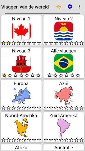 Vlaggen van alle landen - Quiz screenshot