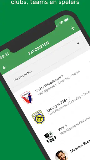 Voetbal.nl - De officiële app screenshot