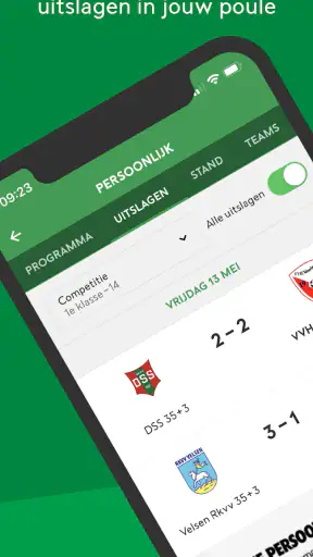 Voetbal.nl - De officiële app screenshot