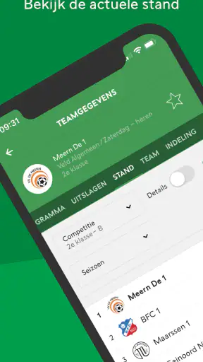 Voetbal.nl - De officiële app screenshot