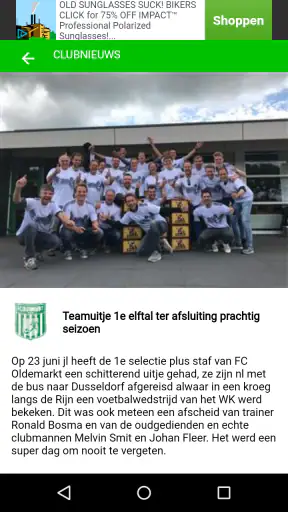 Voetbalnederland Liveuitslagen screenshot