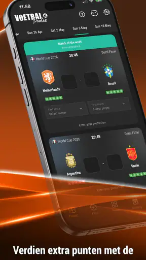 Voetbalpoules screenshot