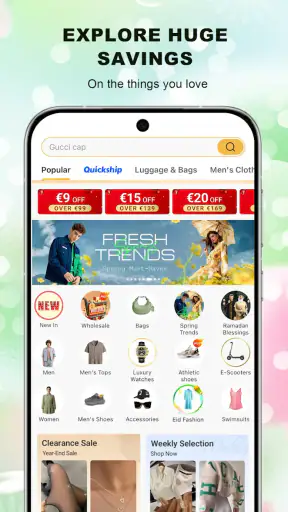 Voghion - Online shopping app screenshot