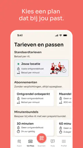Voi – e-steps en e-bikes huren screenshot
