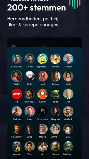 Voices AI: Stemvervormer screenshot