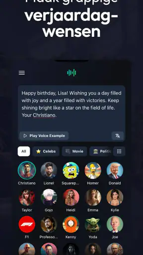 Voices AI: Stemvervormer screenshot