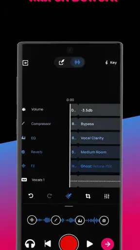 Voloco: Vocale Opnamestudio screenshot