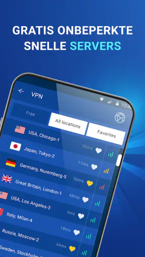 VPN - onbeperkt, veilig, snel screenshot