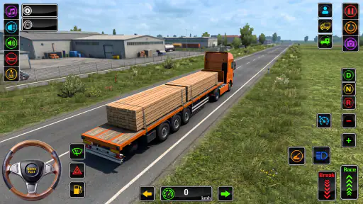 Vrachtwagenrijsimulator screenshot