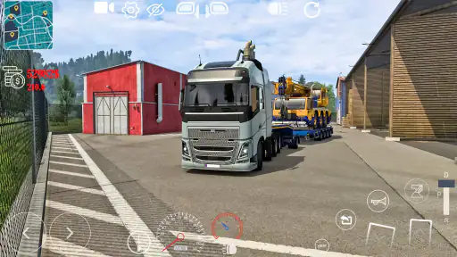 Vrachtwagensimulatorspellen 3d screenshot