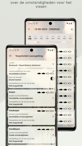Wanneer Vissen - Visserij-app screenshot